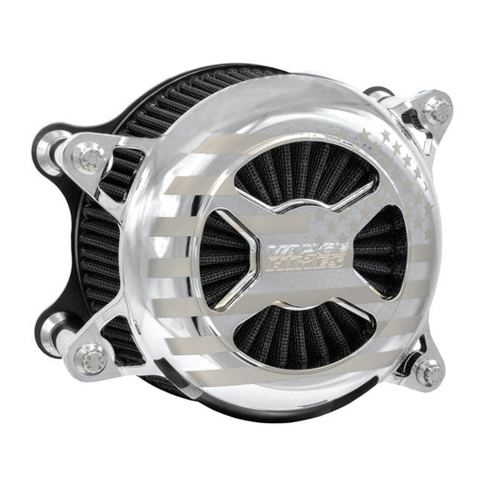 Vance & Hines, VO2 America air cleaner assembly. Chrome