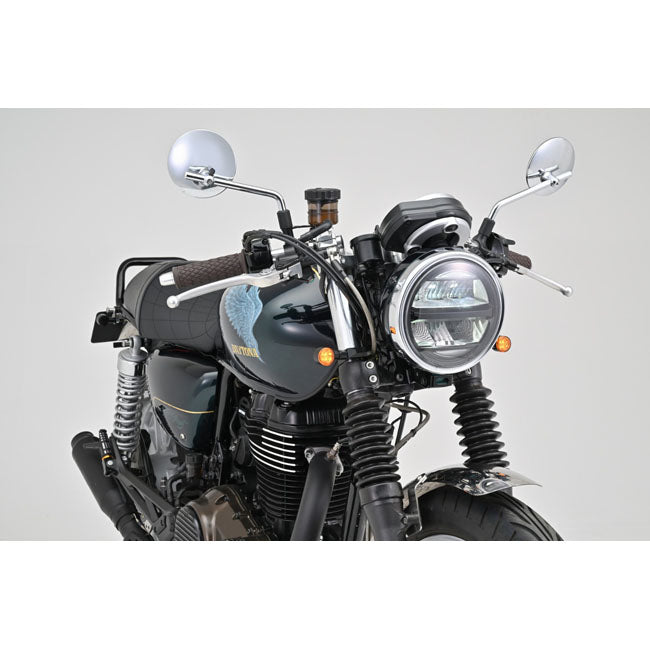 Daytona, D-light Sol2 mini turn signals. Amber lens