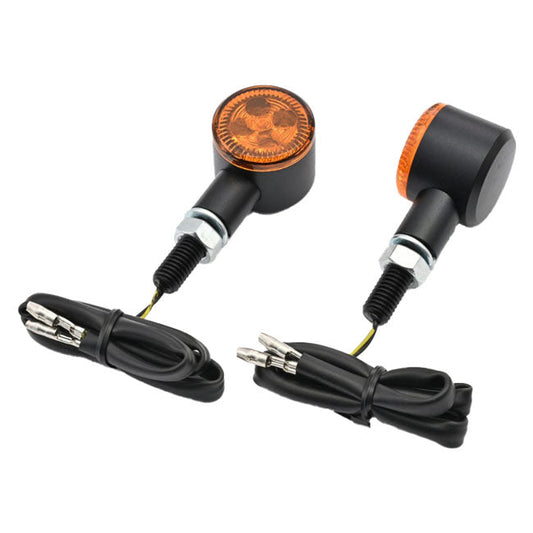 Daytona, D-light Sol2 mini turn signals. Amber lens
