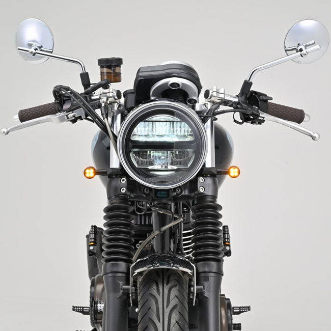 Daytona, D-light Sol2 mini turn signals. Smoke lens