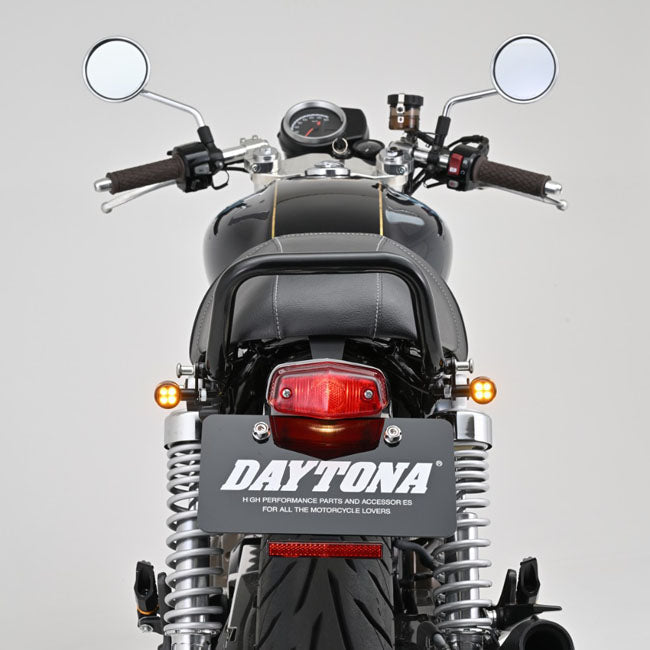 Daytona, D-light Sol2 mini turn signals. Smoke lens