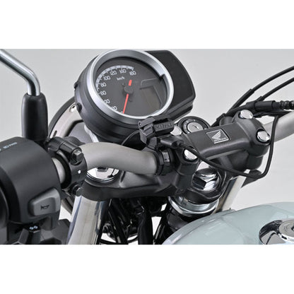 Daytona, handlebar mounted USB-A charge port kit