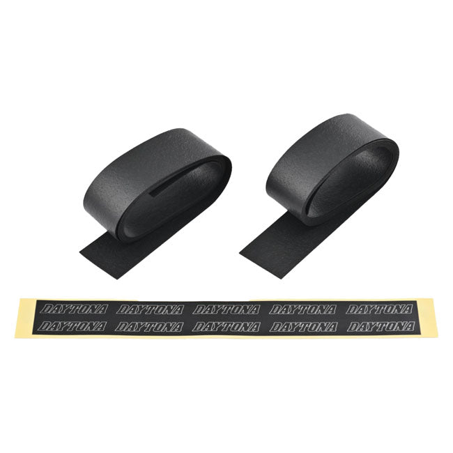 Daytona, EPDM rubber grip tape set. Black