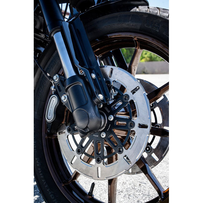 Kodlin by SBS, ''9-spoke'' brake rotor front L/R. Clear