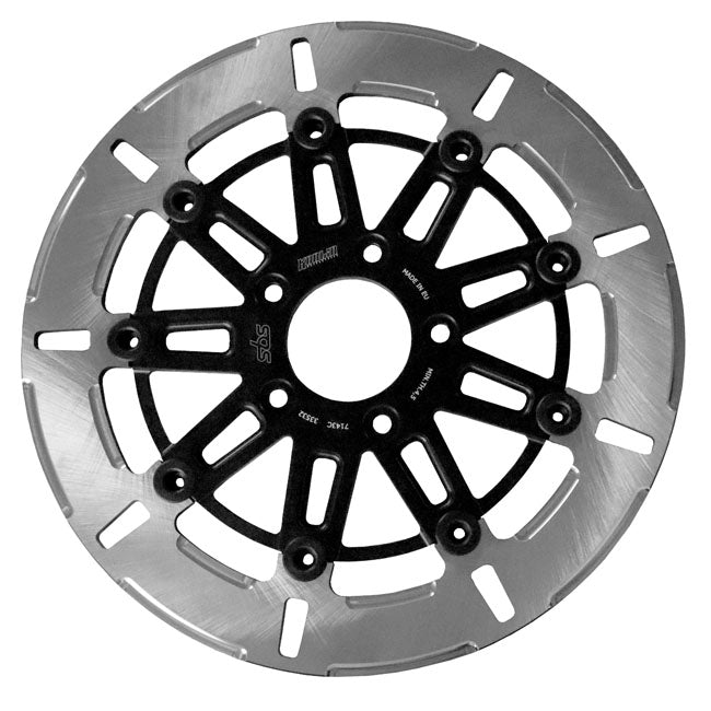 Kodlin by SBS, ''9-spoke'' brake rotor front L/R. Clear