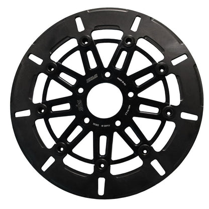 Kodlin by SBS, ''9-spoke'' brake rotor front L/R. Black