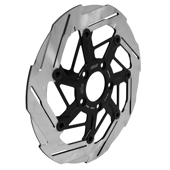 Kodlin by SBS, ''7-spoke'' brake rotor front left. Clear