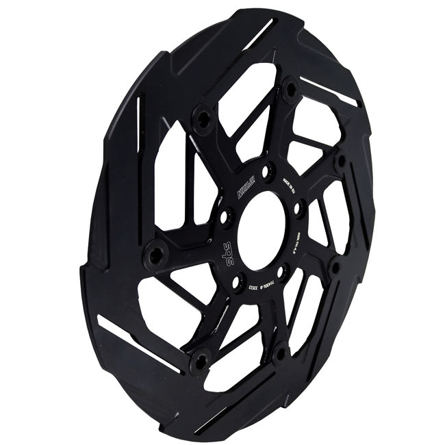 Kodlin by SBS, ''7-spoke'' brake rotor front left. Black