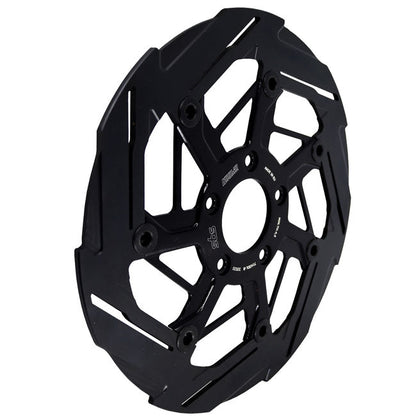 Kodlin by SBS, ''7-spoke'' brake rotor front left. Black