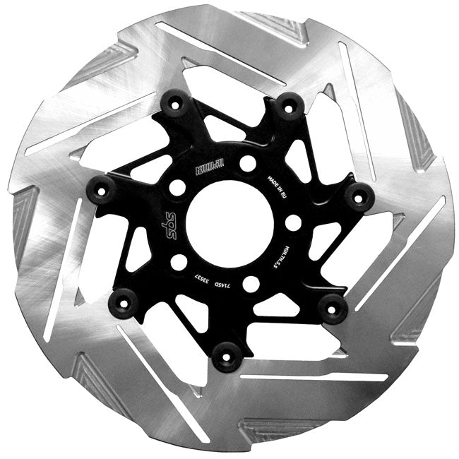 Kodlin by SBS, ''7-spoke'' brake rotor rear. Clear