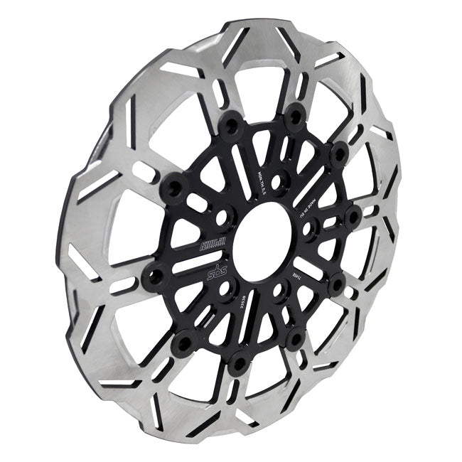 Kodlin by SBS, ''10-spoke'' brake rotor rear. Clear