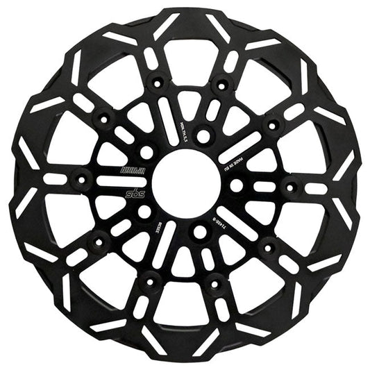 Kodlin by SBS, ''10-spoke'' brake rotor rear. Black