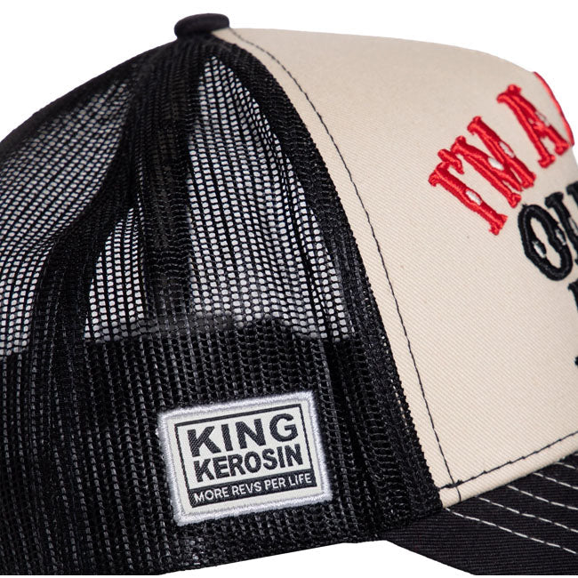 King Kerosin I''m a dirty old man cap black/beige