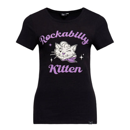 Queen Kerosin Rockabilly Kitten t-shirt