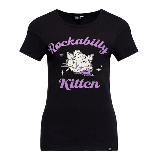 Queen Kerosin Rockabilly Kitten t-shirt