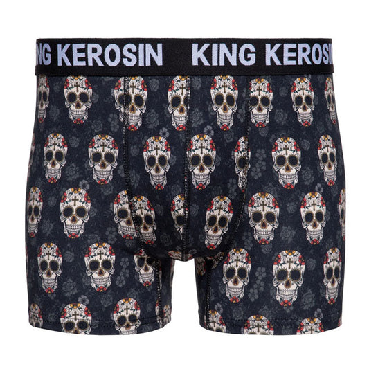 King Kerosin Sugar skull underwear black