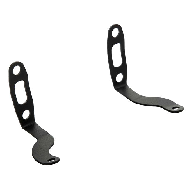 Rick''s Motorcycles, turn signal brackets Atto front. Black