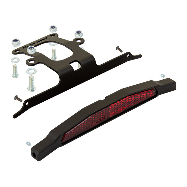 Rick''s Motorcycles, turn signal bracket kit Atto rear. Black