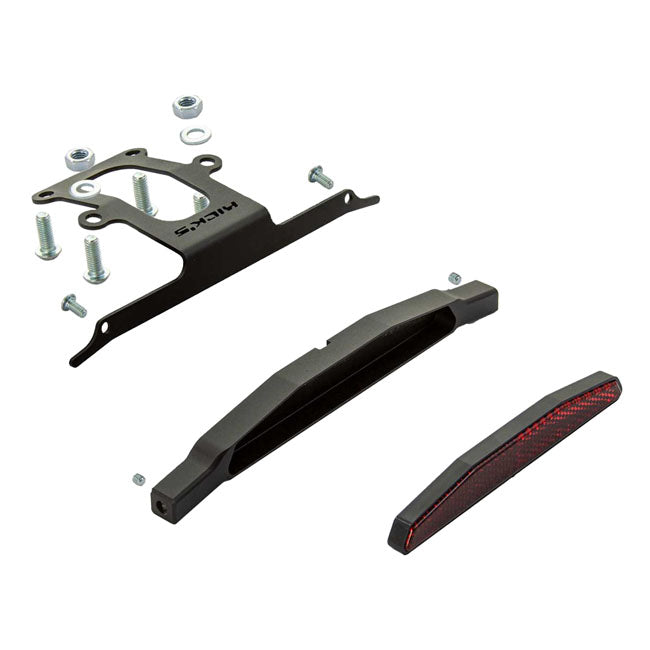 Rick''s Motorcycles, turn signal bracket kit Atto rear. Black