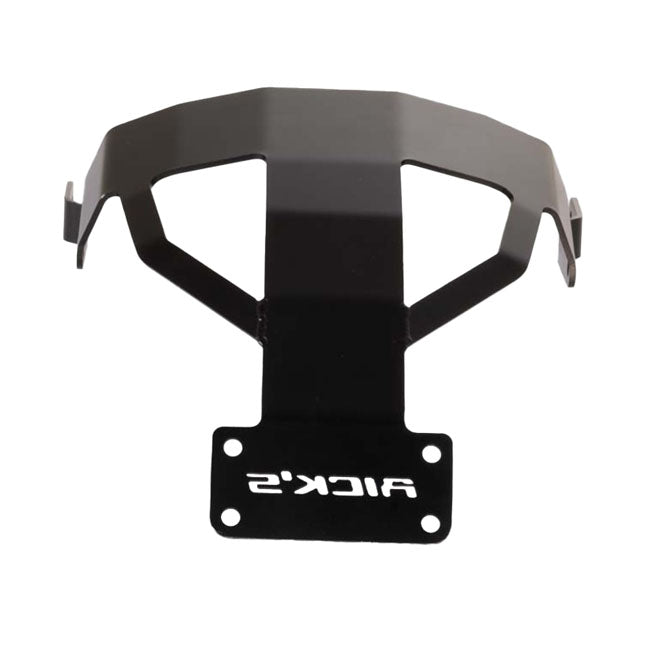 *14 DAYS EXTRA TRANSIT TIME* Rick''s Motorcycles, center license plate bracket. Black