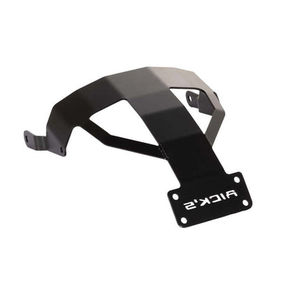 *14 DAYS EXTRA TRANSIT TIME* Rick''s Motorcycles, center license plate bracket. Black