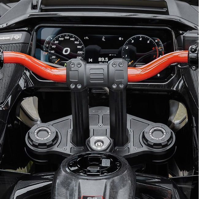 Rick''s Motorcycles, Clubstyle Touring riser kit 8.5". Black