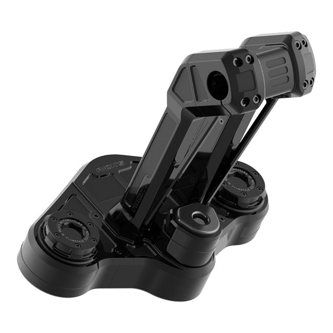 *14 DAYS EXTRA TRANSIT TIME* Rick''s Motorcycles, Clubstyle Touring riser kit 10". Black
