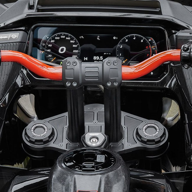 *14 DAYS EXTRA TRANSIT TIME* Rick''s Motorcycles, Clubstyle Touring riser kit 10". Black