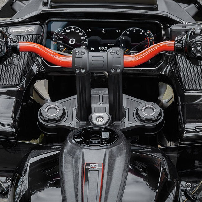 Rick''s Motorcycles, Clubstyle Touring riser kit 11.5". Black