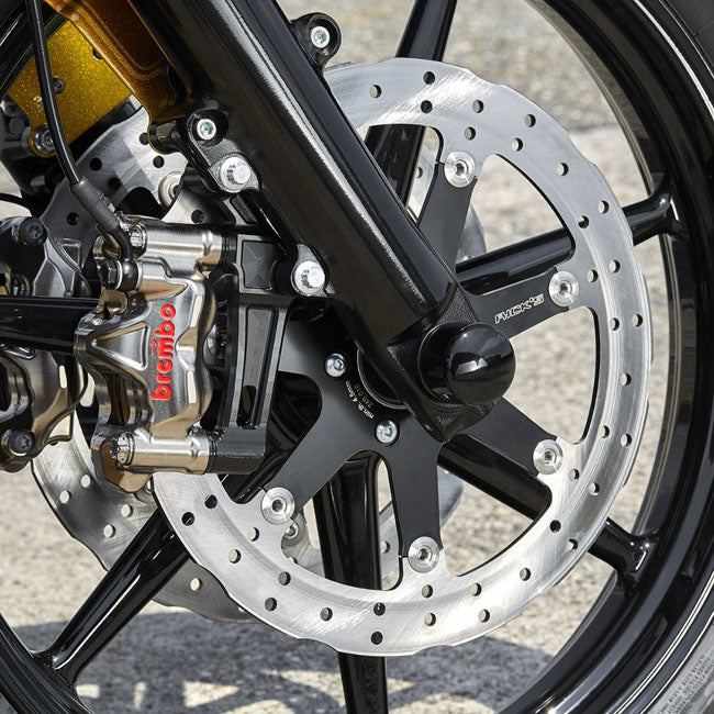 Rick''s Motorcycles, Clubstyle brake caliper adapter. Black