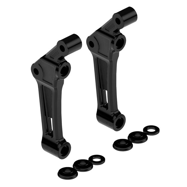 Rick''s Motorcycles, Clubstyle brake caliper adapter. Black