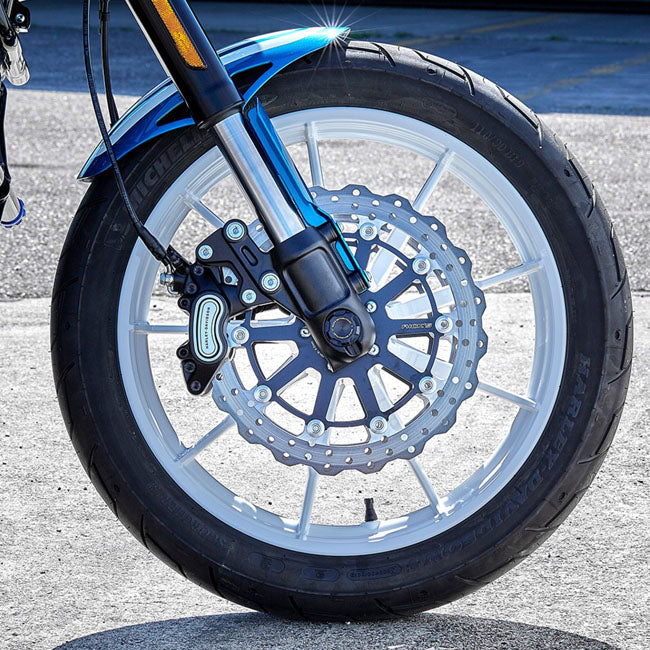 *14 DAYS EXTRA TRANSIT TIME* Rick''s Motorcycles, Clubstyle brake caliper adapters. Black