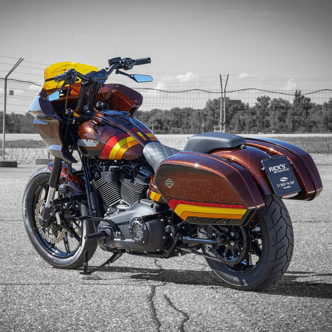Rick''s Motorcycles, Clubstyle crashbar rear. Black