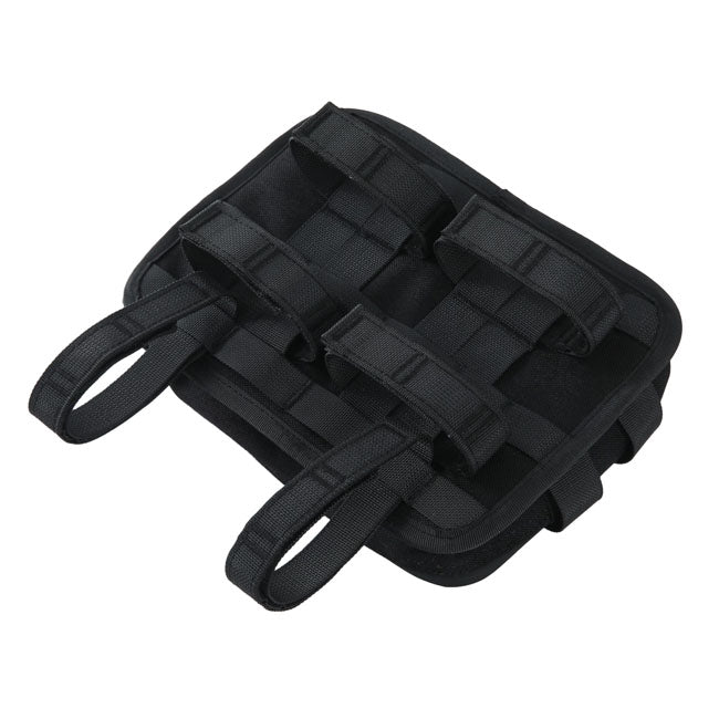 Rick''s Motorcycles, Clubstyle handlebar bag. Black