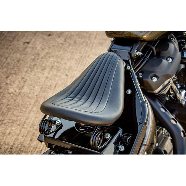 Rick''s Motorcycles, BOBBER Solo Seat. Kit. Black