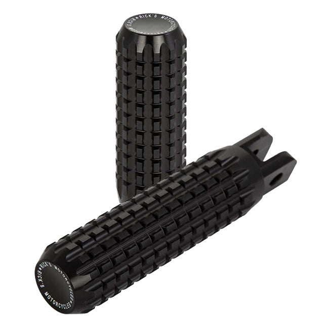 Rick''s Motorcycles, passenger foot pegs AK 4.7. Black