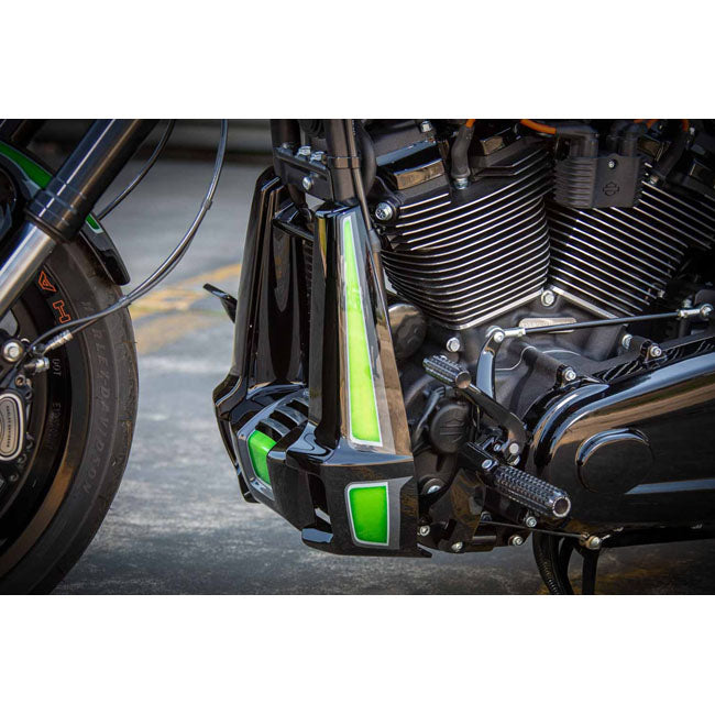 Rick''s Motorcycles, passenger foot pegs AK 4.7. Black