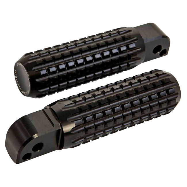 Rick''s Motorcycles, passenger foot pegs AK 4.7. Black