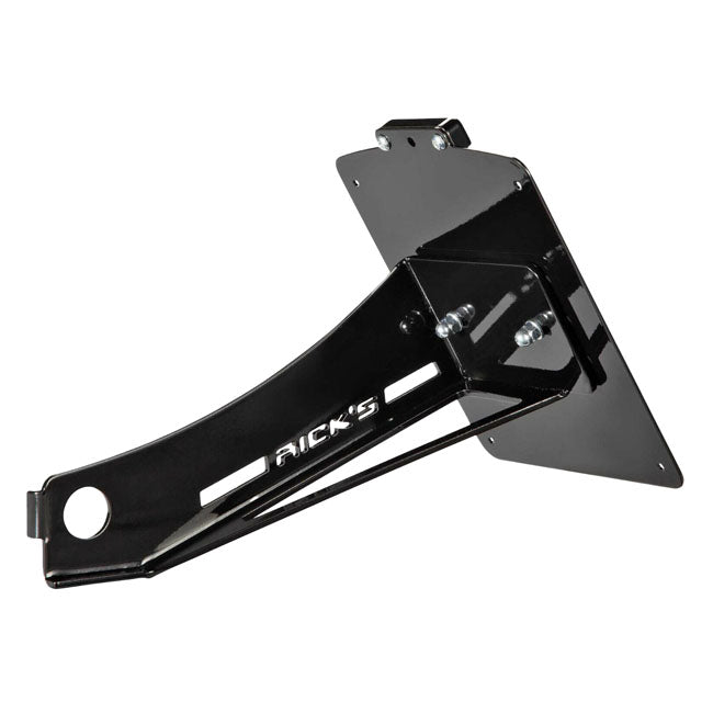 *14 DAYS EXTRA TRANSIT TIME* Rick''s Motorcycles, side mount license plate kit. Black