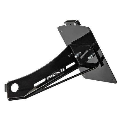 *14 DAYS EXTRA TRANSIT TIME* Rick''s Motorcycles, side mount license plate kit. Black