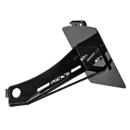 Rick''s Motorcycles, side mount License plate bracket. Black