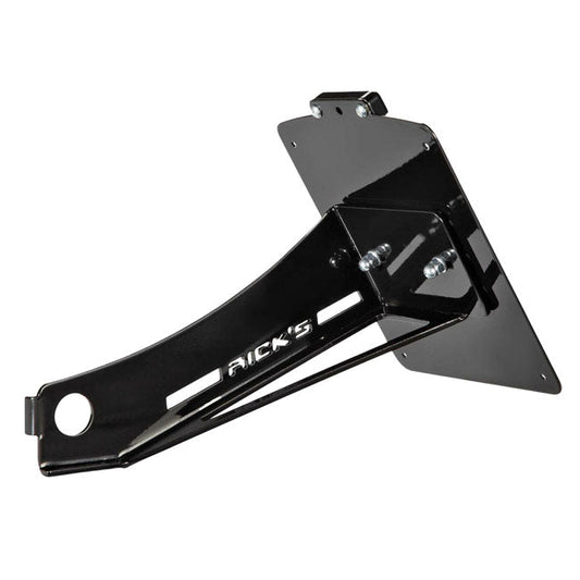 *14 DAYS EXTRA TRANSIT TIME* Rick''s Motorcycles, side mount License plate bracket. Black