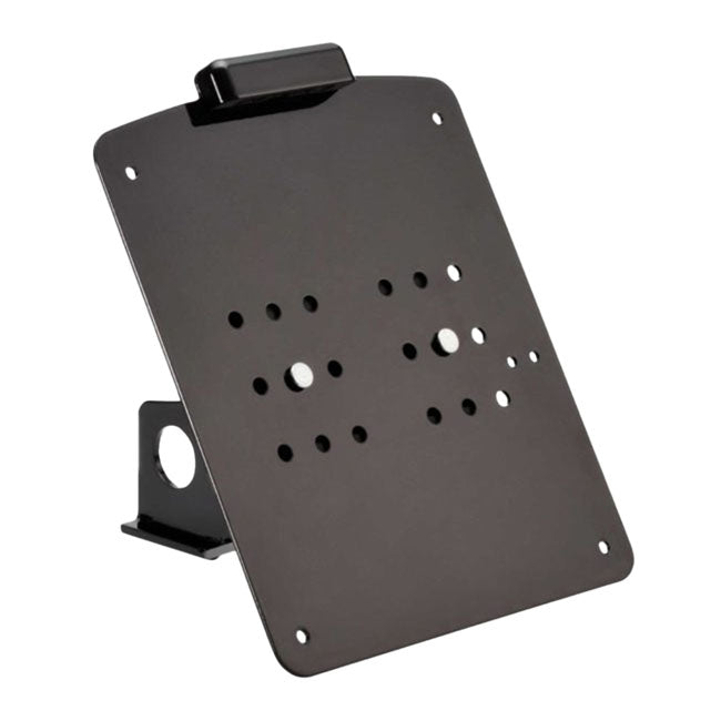 *14 DAYS EXTRA TRANSIT TIME* Rick''s Motorcycles, side mount License plate bracket. Black
