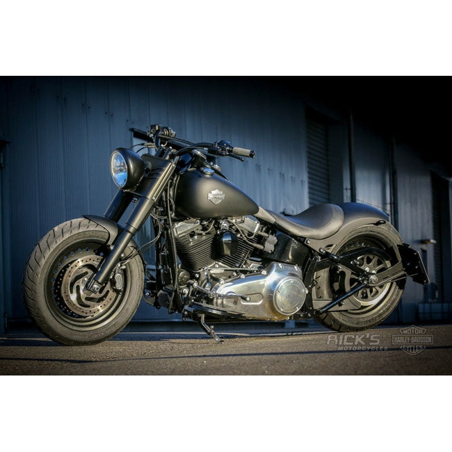 *14 DAYS EXTRA TRANSIT TIME* Rick''s Motorcycles, side mount license plate kit short Black