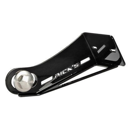 *14 DAYS EXTRA TRANSIT TIME* Rick''s Motorcycles, side mount License plate bracket. Black