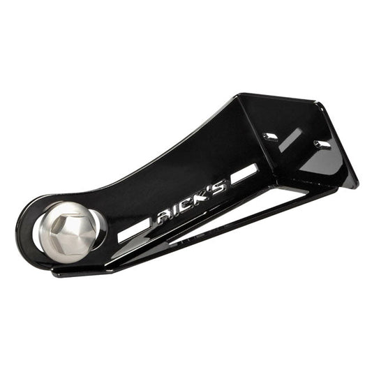 *14 DAYS EXTRA TRANSIT TIME* Rick''s Motorcycles, side mount License plate bracket. Black