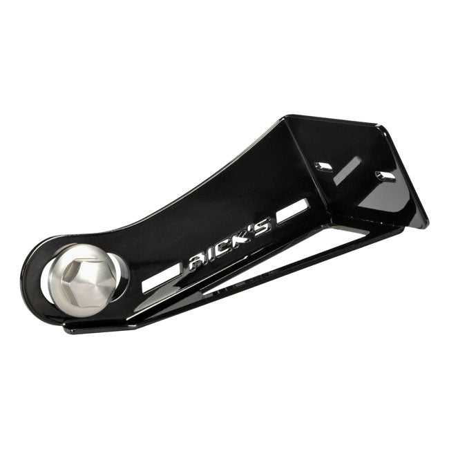 *14 DAYS EXTRA TRANSIT TIME* Rick''s Motorcycles, side mount License plate bracket. Black