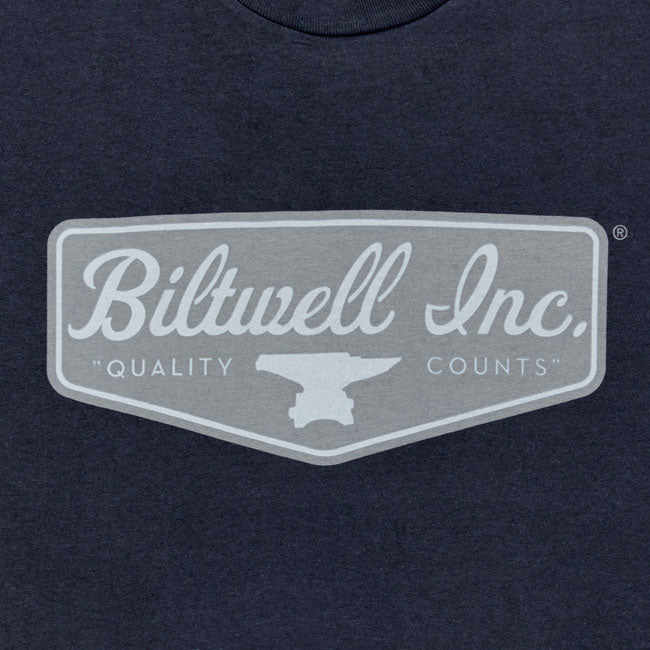 Biltwell Grey shield t-shirt