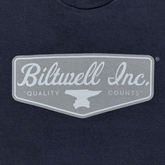 Biltwell Grey shield t-shirt