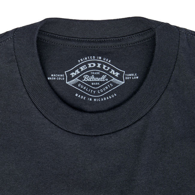Biltwell Grey shield t-shirt